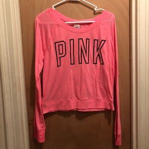 Pink VS Crop Top